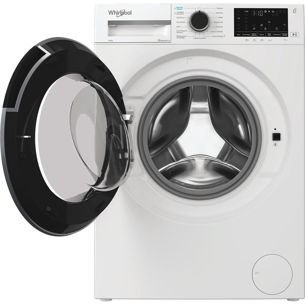 Whirlpool Lavatrice 10 Kg A-30% con WiFi, 1400 giri/min, Inverter e Vapore - WAM 09WB IT