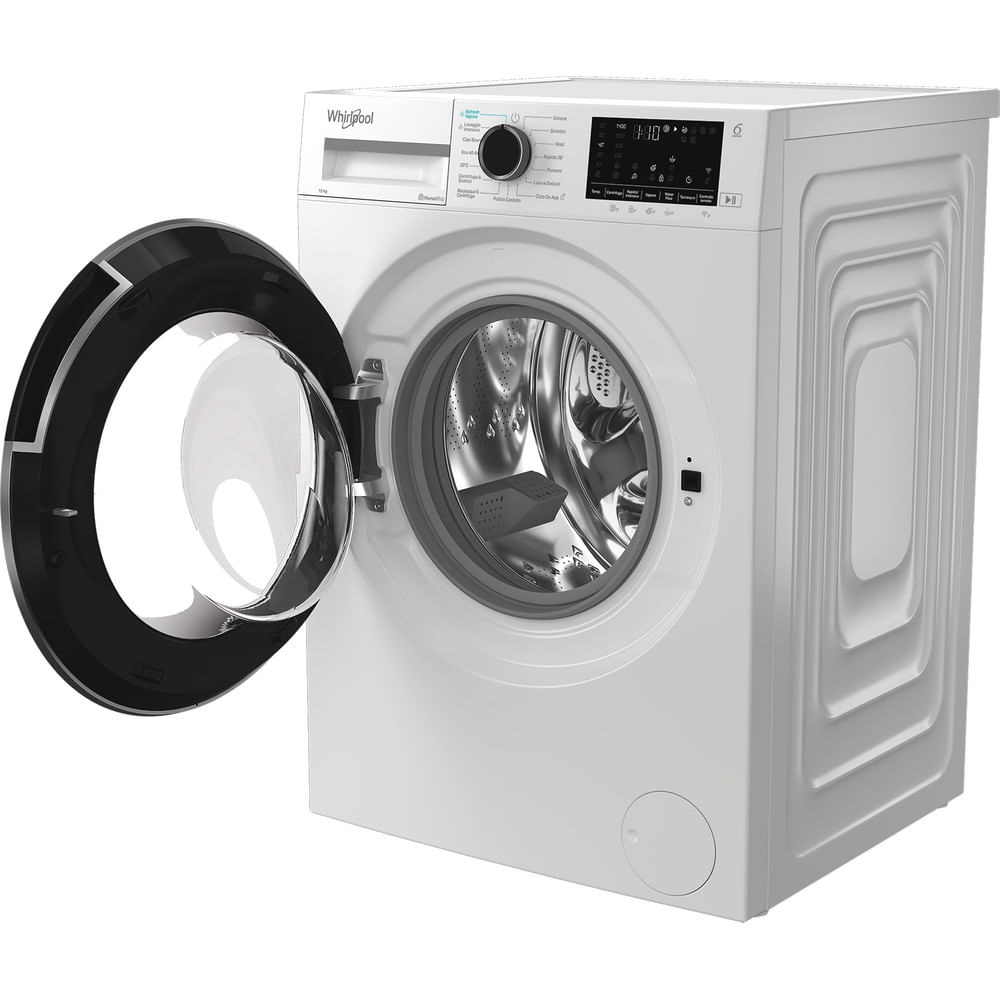 Whirlpool Lavatrice 10 Kg A-30% con WiFi, 1400 giri/min, Inverter e Vapore - WAM 09WB IT