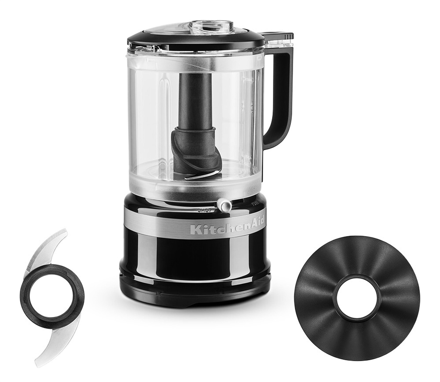 KitchenAid 5KFC0516EOB Tritatutto Elettrico Nero Onice 1,19 L 240 W - Tritaverdure, Frullatore, Mixer