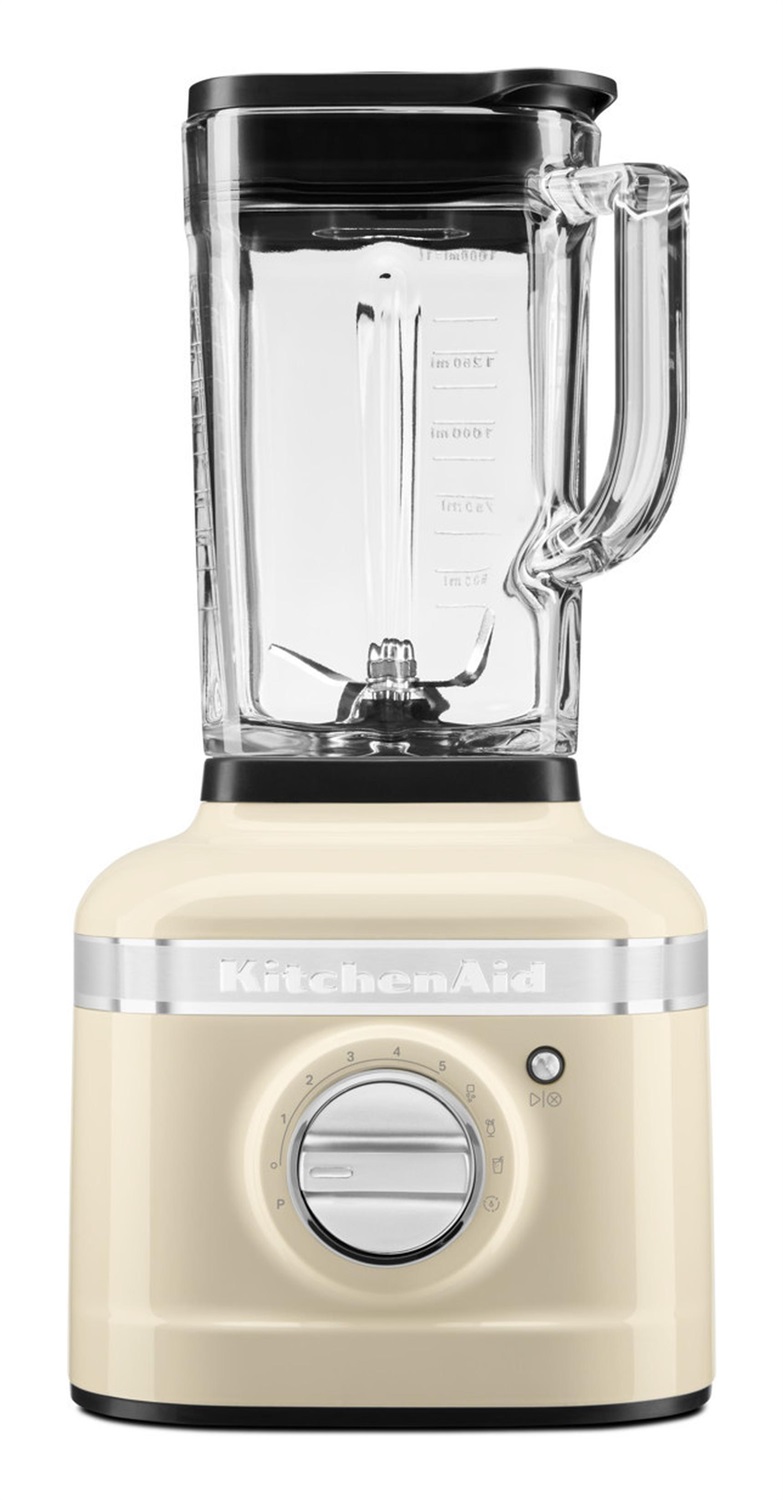 KitchenAid 5KSB4026EAC Frullatore da Tavolo 1,4 L 1200 W Crema con Caraffa in Vetro, 3 Programmi Preimpostati e 5 Velocità