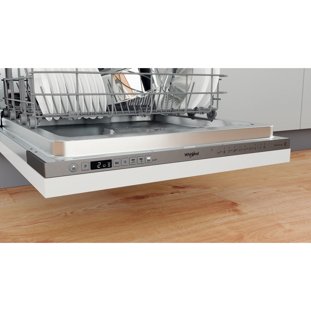 Whirlpool WIO 3O41 PL Lavastoviglie da Incasso A Scomparsa Totale 14 Coperti Classe C 60 cm Acciaio Inox