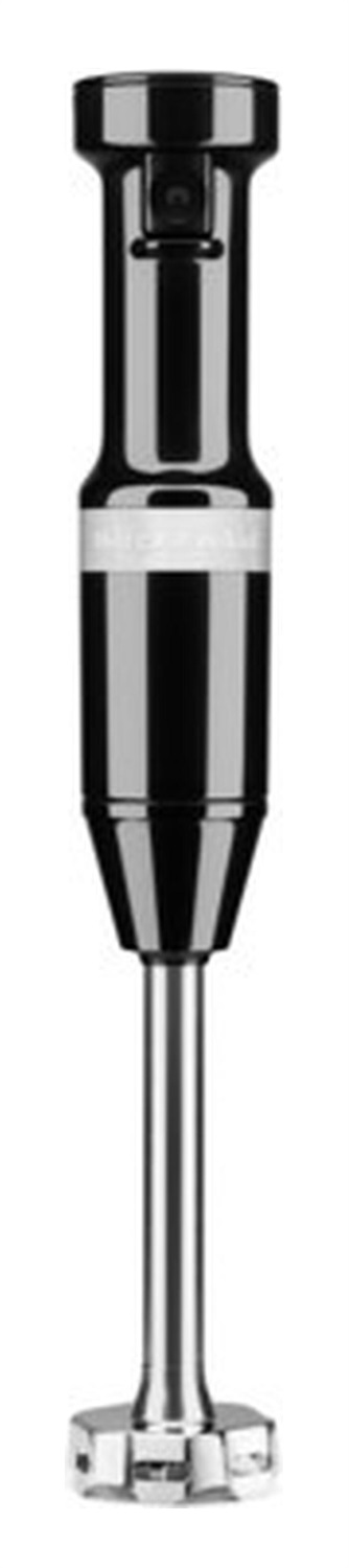 KitchenAid 5KHBV83EOB Frullatore ad Immersione 180 W Nero Onice con Tritatutto e Frusta