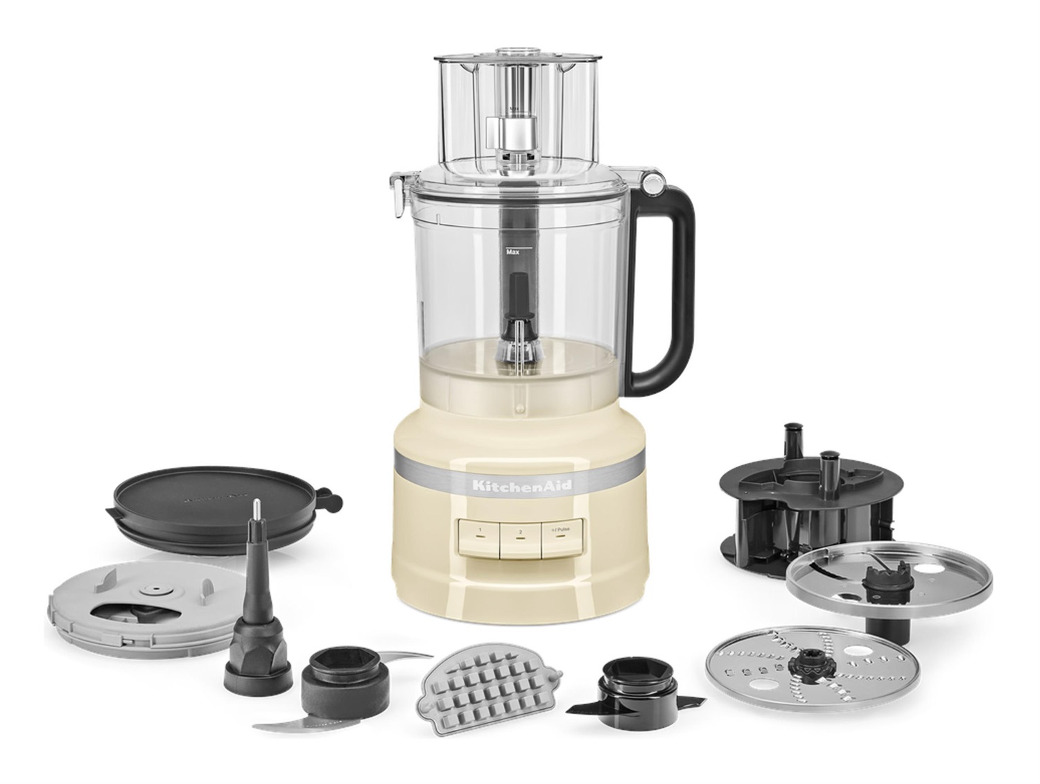 KitchenAid 5KFP1319EAC Robot da Cucina Multifunzionale 300 W 3,1 L Crema - Tritare, Grattugiare, Affettare e Impastare