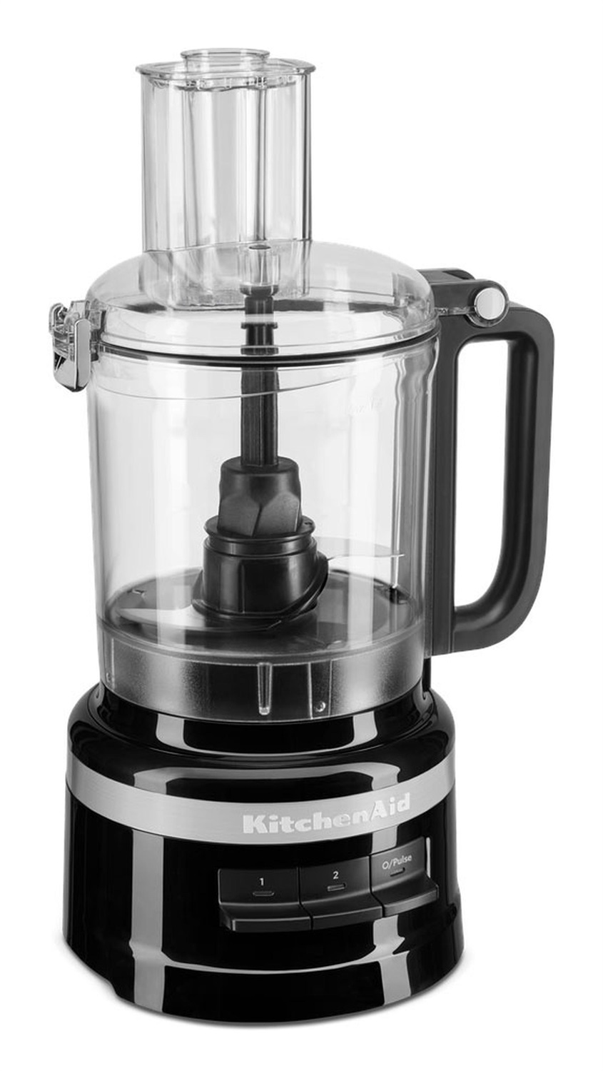 KitchenAid Robot da Cucina Multifunzionale 2,1L Nero - 240W, 3 Velocità, Funzioni Tritare, Affettare, Impastare