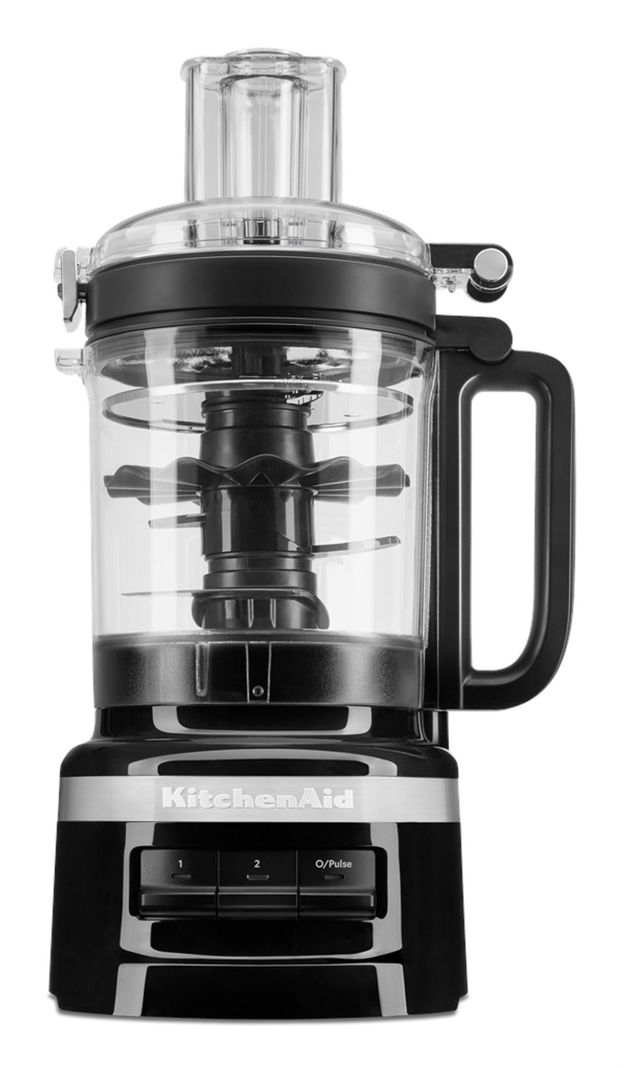 KitchenAid Robot da Cucina Multifunzionale 2,1L Nero - 240W, 3 Velocità, Funzioni Tritare, Affettare, Impastare