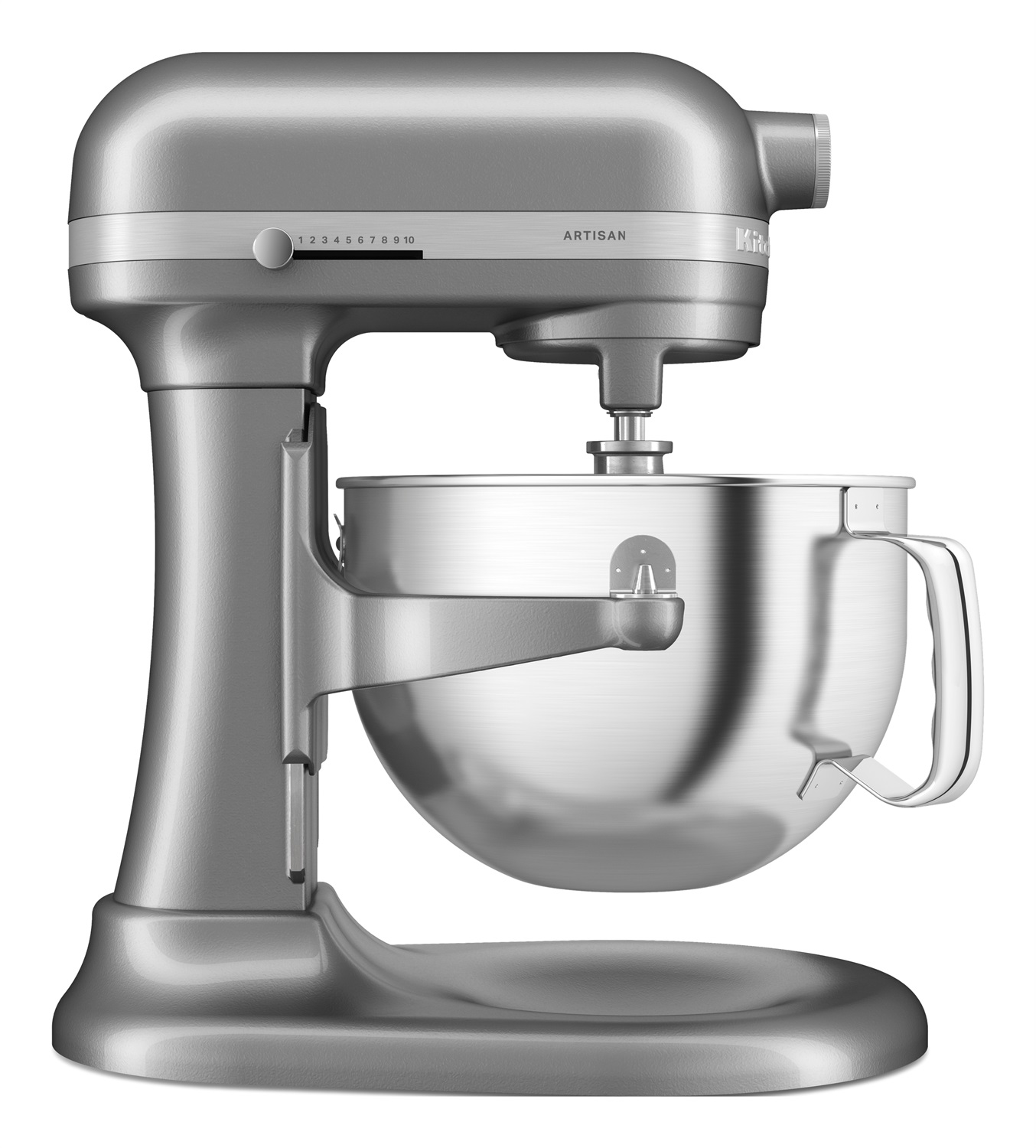 KitchenAid 5KSM60SPXECU Impastatrice Planetaria con Ciotola Sollevabile 325 W Argento Placcato, Capacità 5,6 L, Multifunzionale con 5 Accessori