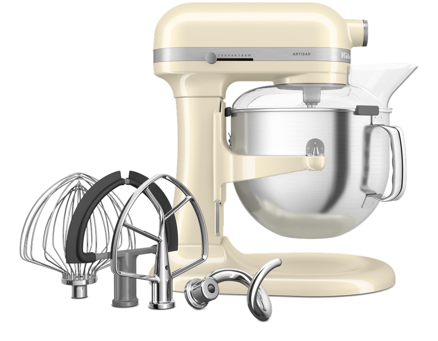 KitchenAid 5KSM70SHXEAC Impastatrice Planetaria 6,6 L con Ciotola Sollevabile 325 W Crema