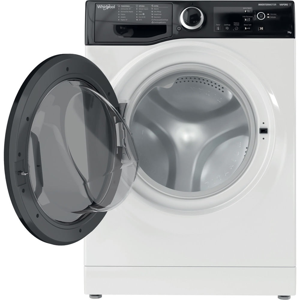 Whirlpool WSB 725 D IT - Lavatrice Slim 7kg a Carica Frontale, 1200 Giri/min, 16 Programmi, Classe Energetica B
