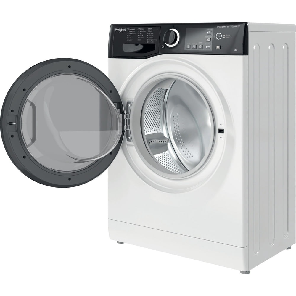 Whirlpool WSB 725 D IT - Lavatrice Slim 7kg a Carica Frontale, 1200 Giri/min, 16 Programmi, Classe Energetica B