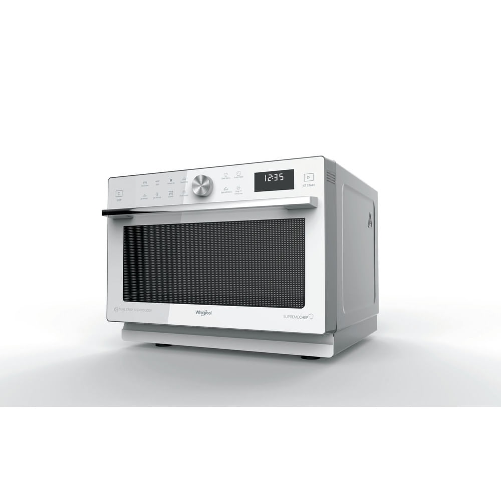 Whirlpool Supreme Chef Microonde Combinato a Libera Installazione - MWSC 933 SW, 33 Litri, 900 W, Bianco, con Grill e Funzione Vapore