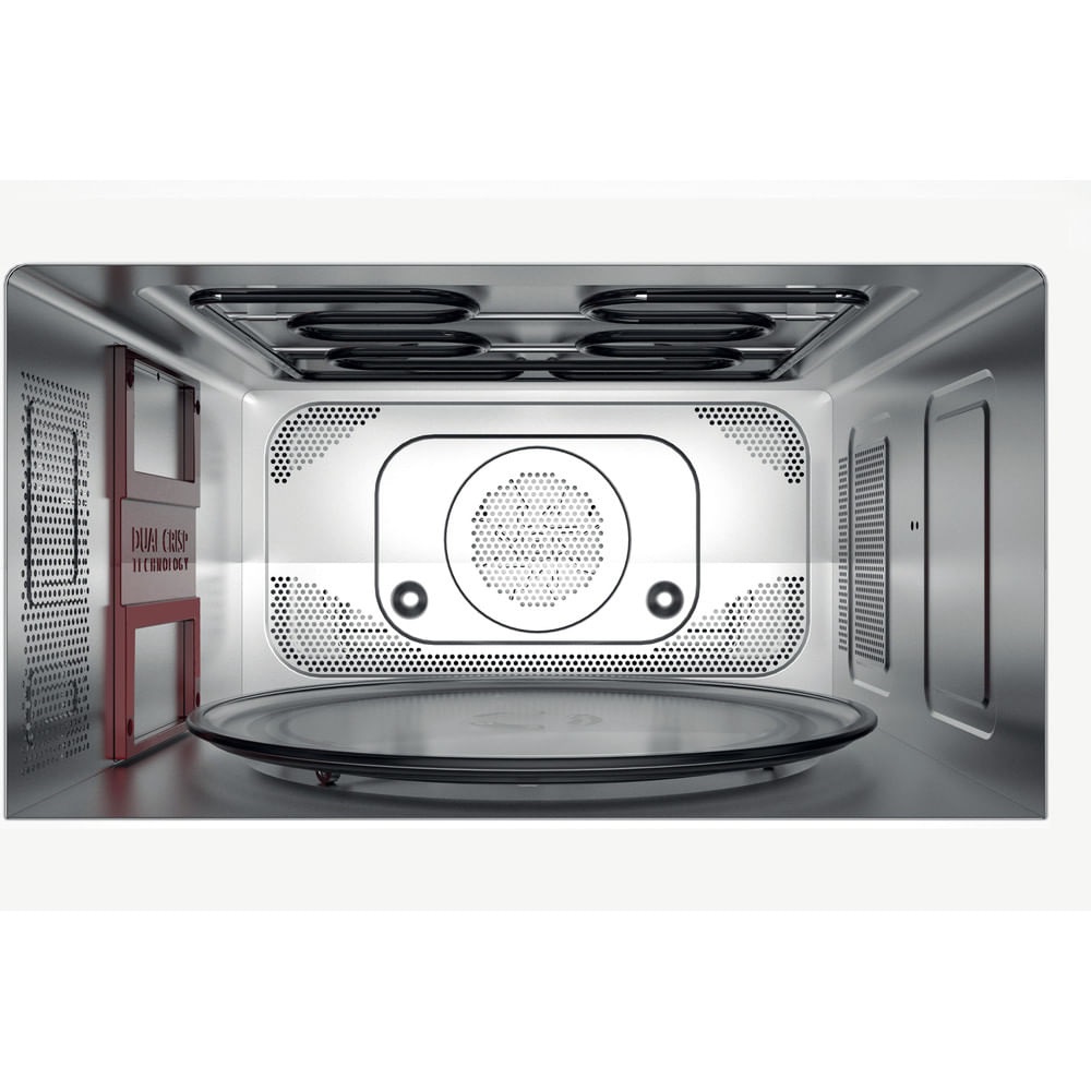 Whirlpool MWSC 933 SB Microonde Combinato 33L con Grill 1200W, Dual Steam e Vent Crisp