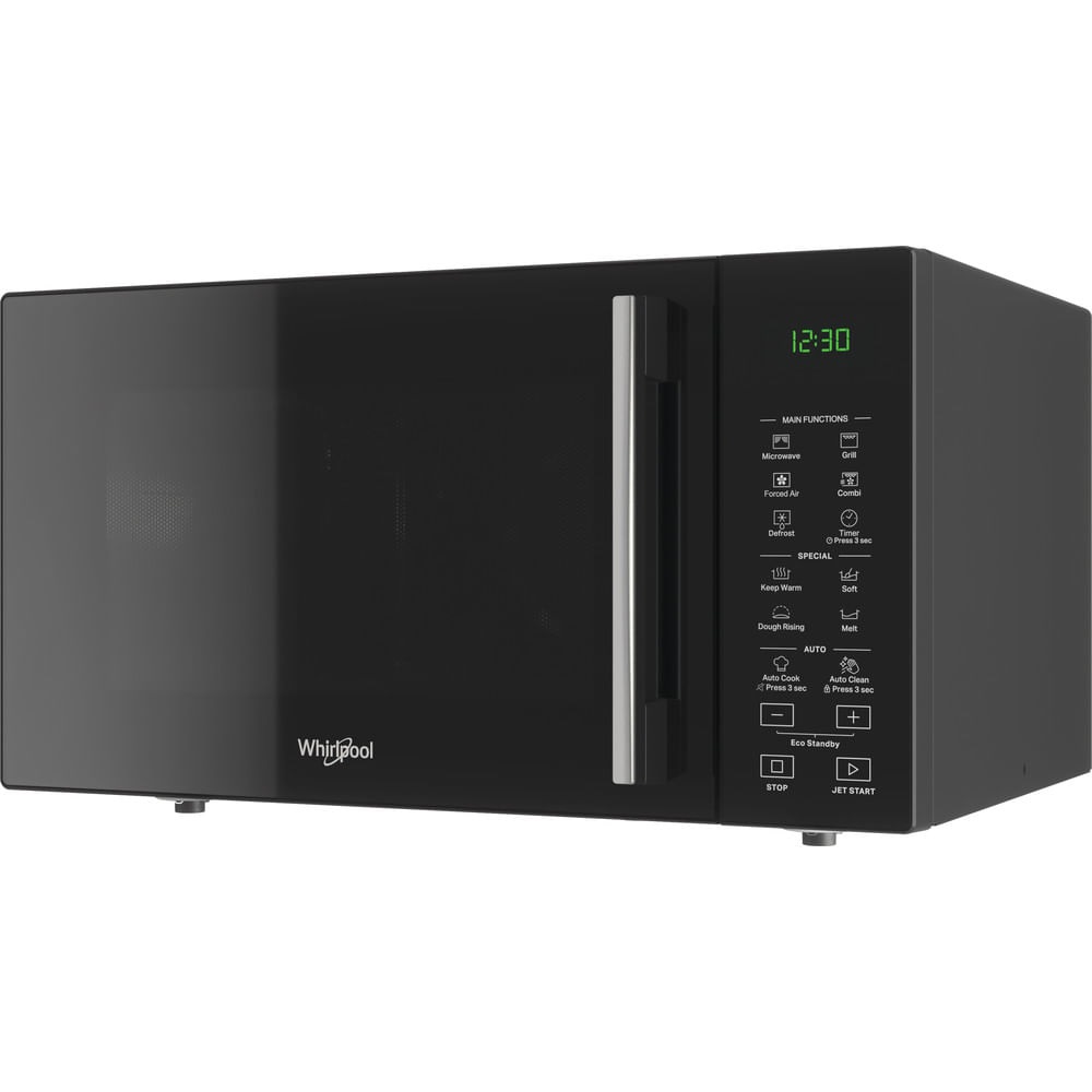 Whirlpool MWP 295 B Microonde Combinato a Libera Installazione - 29 Litri, 900 W, JetDefrost, Grill, Termoventilazione, Colore Nero
