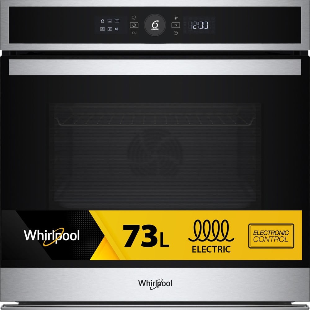 Whirlpool WOI4IS8HM0XA Forno multifunzione Inox 17 funzioni, 310°, Cook4, Steam , classe A , 73Lt, Idrolisi