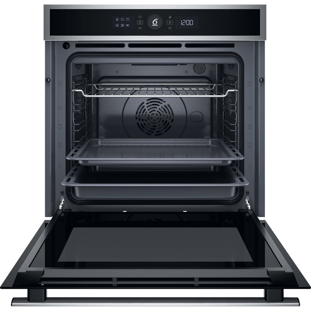Whirlpool WOI4IS8HM0XA Forno multifunzione Inox 17 funzioni, 310°, Cook4, Steam , classe A , 73Lt, Idrolisi