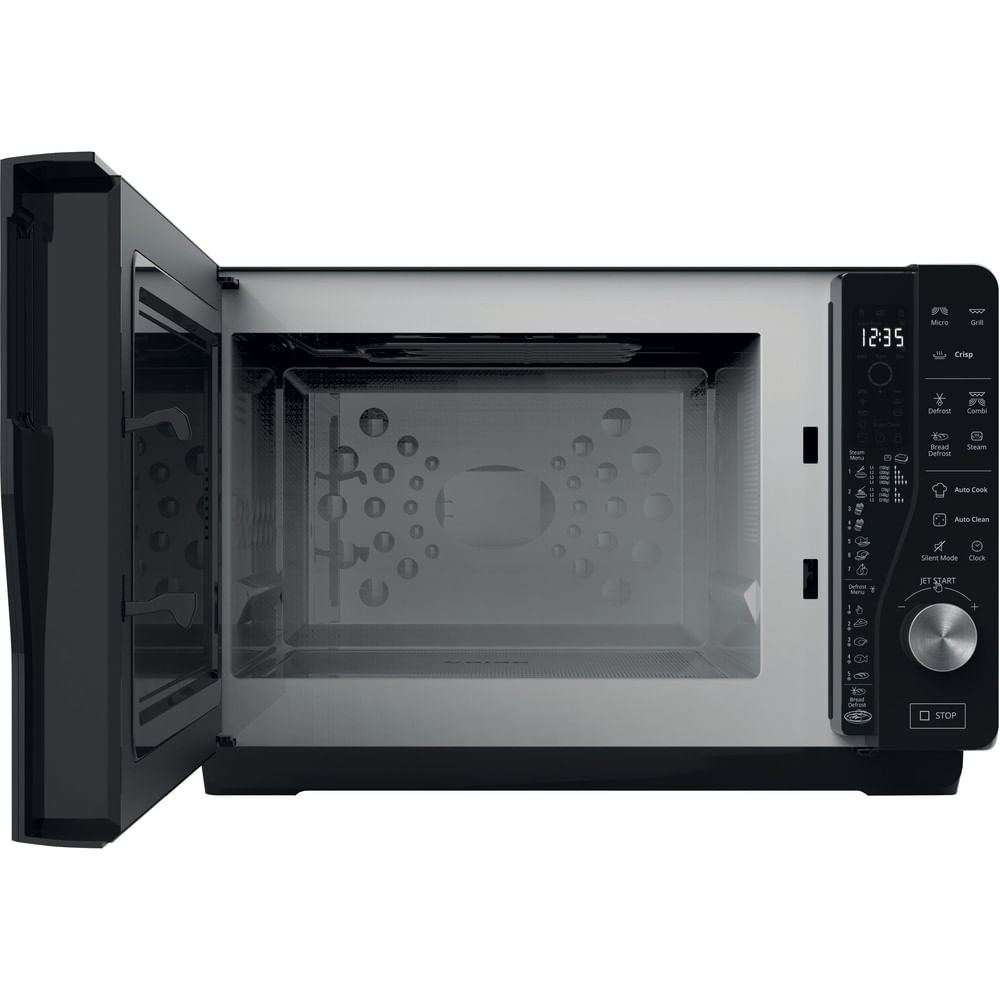Whirlpool MWF 427 SL Forno a Microonde Combinato con Grill, 25L, 800W, Superficie Piana, Display LCD, Tecnologia Full Flat