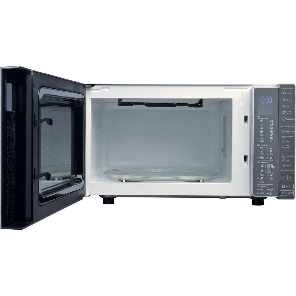 Whirlpool MWP 304 M Microonde Combinato 30L con Grill, 900W, Funzione Vapore e Display LCD