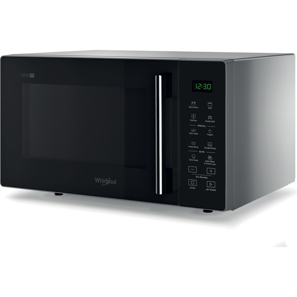 Whirlpool Cook25 MWP253SB Microonde Combinato 25L Nero/Argento con Grill 900W