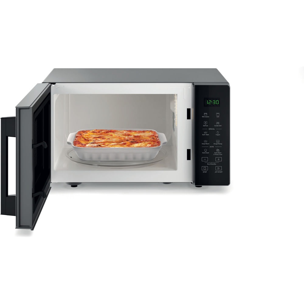 Whirlpool Cook25 MWP253SB Microonde Combinato 25L Nero/Argento con Grill 900W