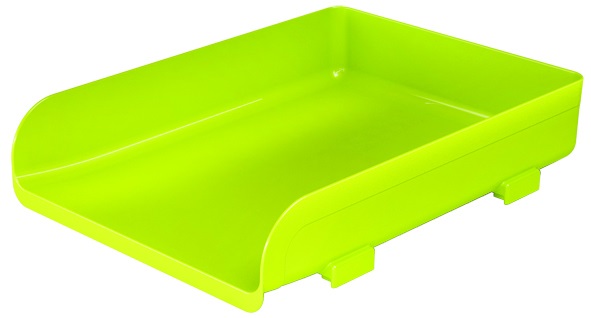 ARDA Portacorrispondenza My Desk Verde - Polipropilene Infrangibile, 33,5x25,4x7 cm, Capacità 400 Fogli A4