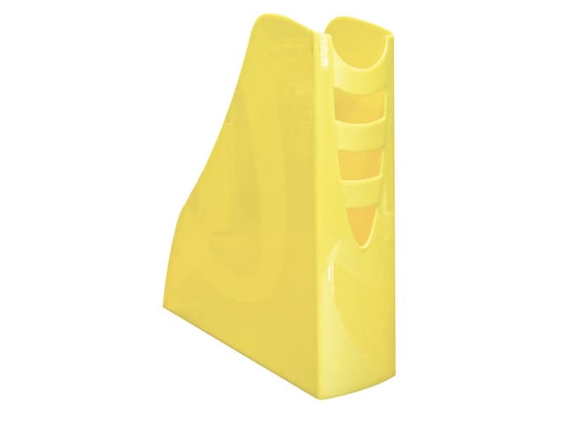 ARDA Portariviste Keep Colour Pastel - Polistirolo Giallo - 7,5 x 26,6 x 27,8 cm - Ideale per Riviste e Cataloghi