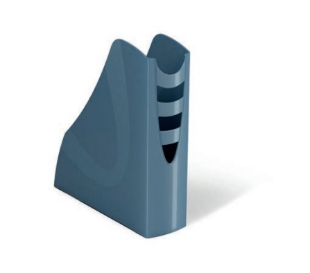 ARDA Portariviste Vintage Sugar Azzurro - 7,5 x 26,6 x H.27,8 cm - in PPL Resistente - Confezione da 10 pz