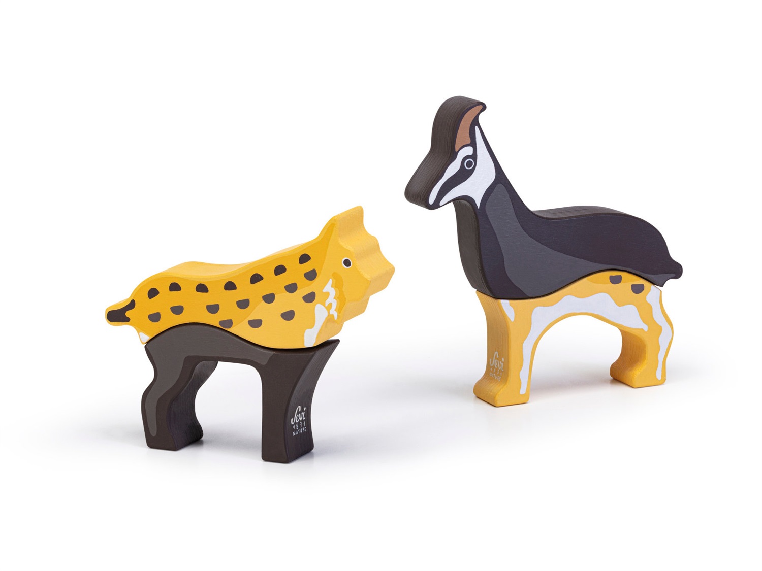 Sevi 87860 Mix & Match Camoscio Lince - Gioco Creativo in Materiale di Alta Qualità