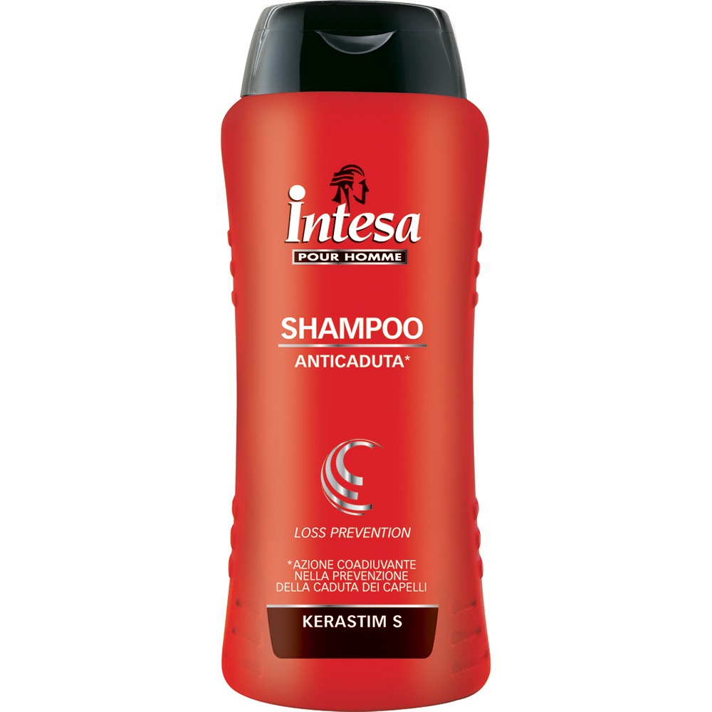 INTESA Shampoo Anticaduta 300ml con Kerastim S - Deterge e Rivitalizza i Capelli