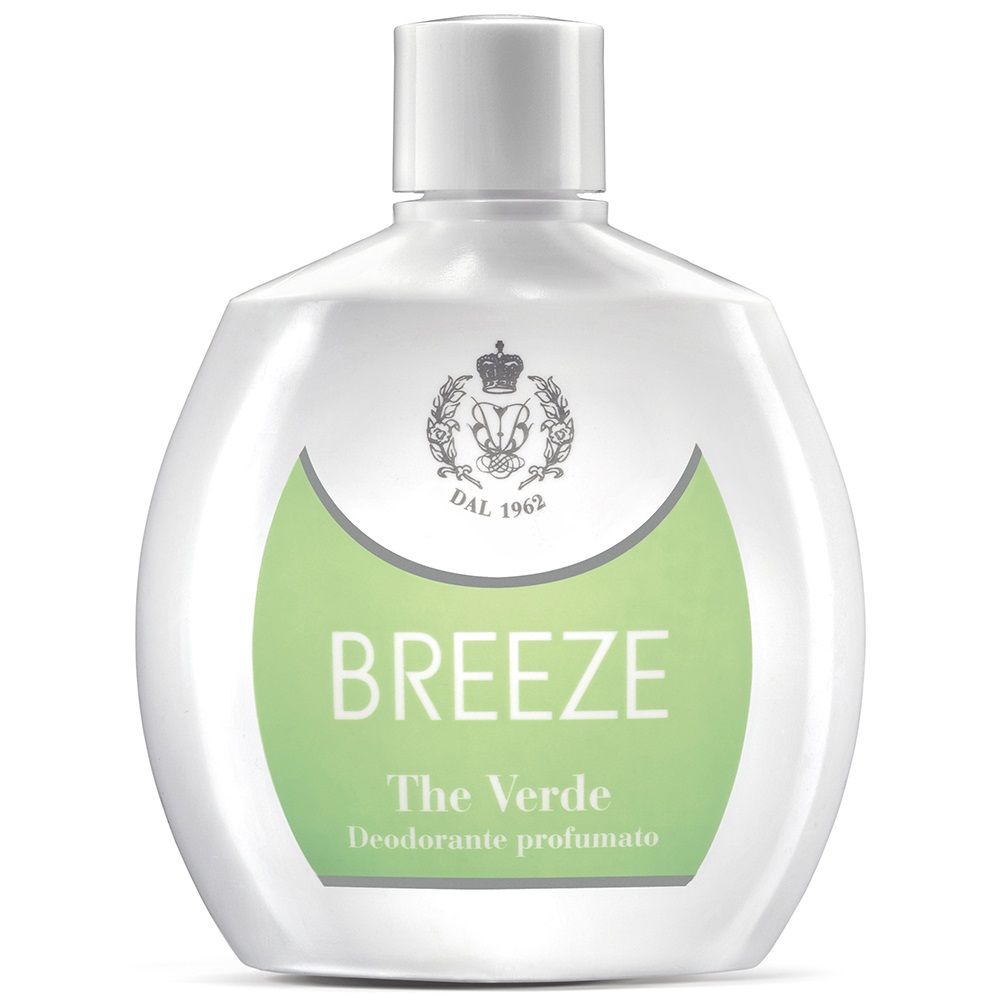 Breeze Deodorante Squeeze The Verde 100ml - Senza Gas e Sali di Alluminio, Alta Efficacia e Freschezza
