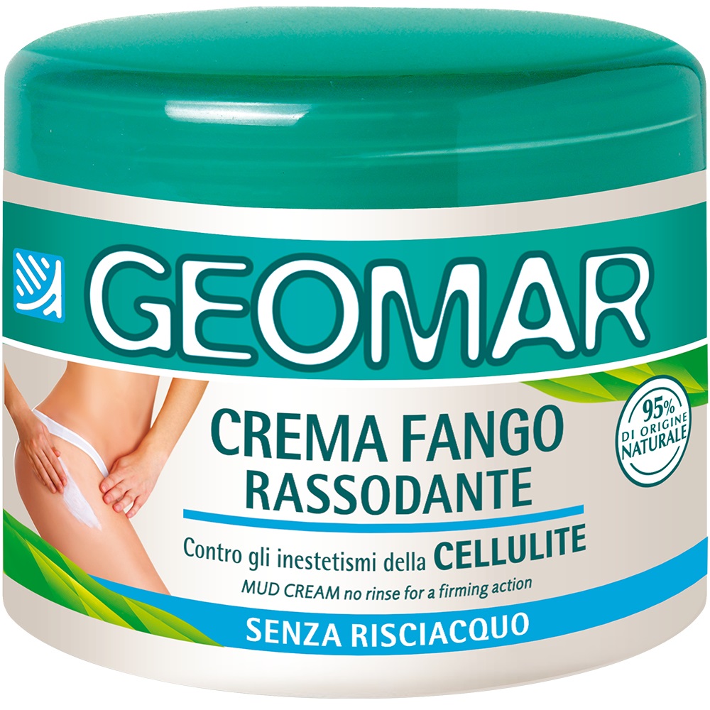GEOMAR Crema Fango Rassodante Anticellulite 500ml - Azione Rassodante Senza Risciacquo