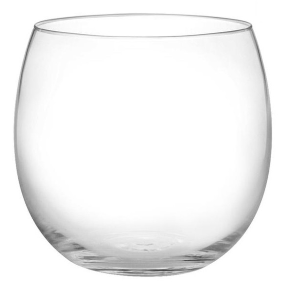 Pengo Bicchiere per Acqua Trasparente in Vetro Rotondo 460 ml - 1 pz