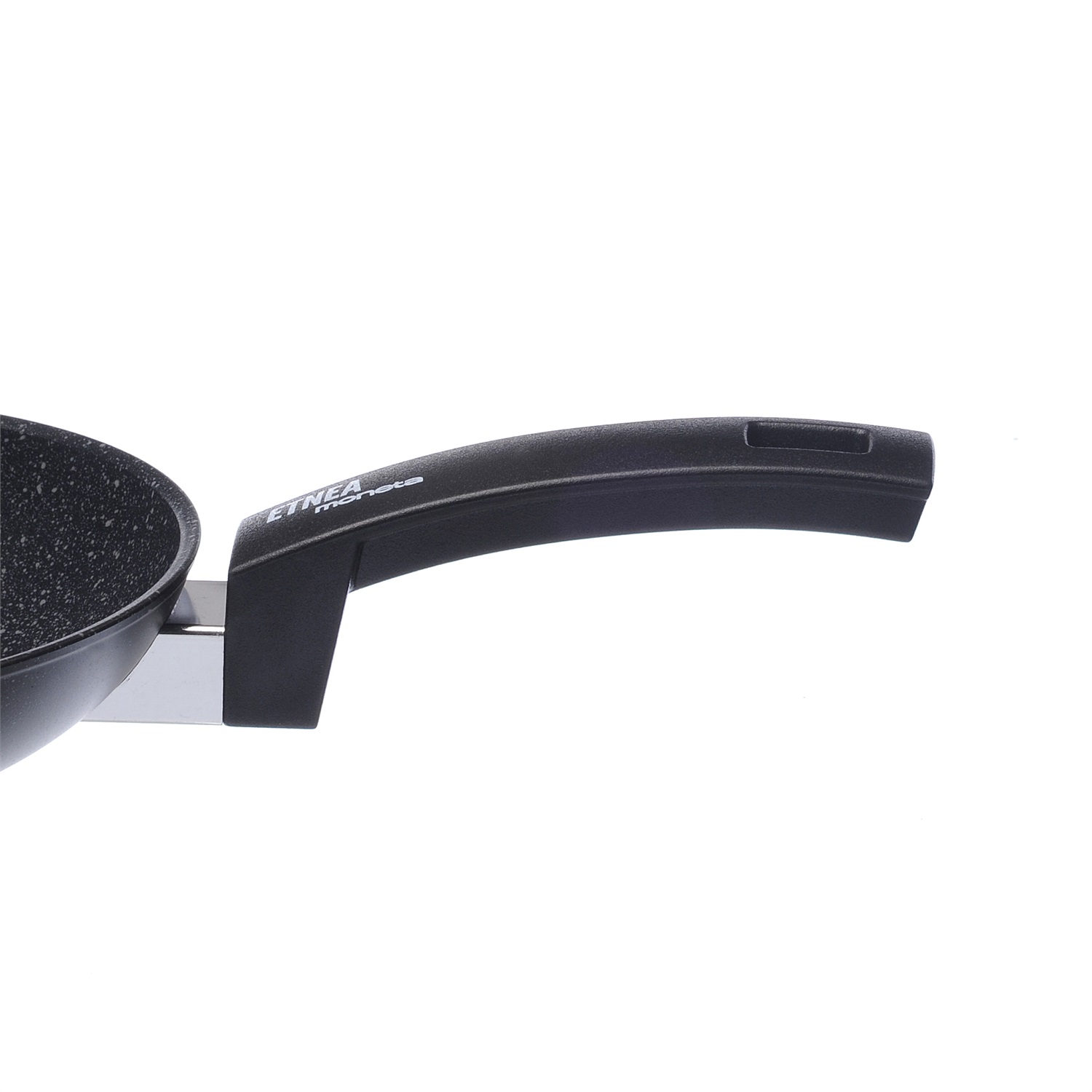 Moneta Padella Etnea 24 cm - Alluminio, Rivestimento Antiaderente Effetto Pietra, Made in Italy