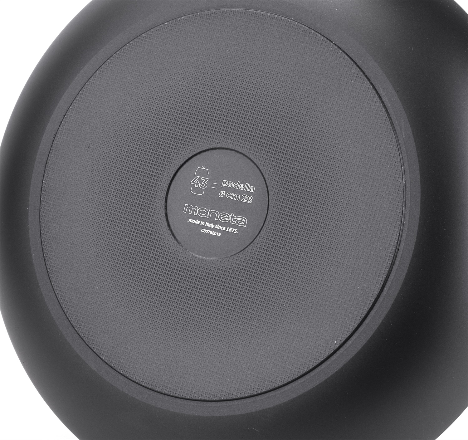 Moneta Recy Casseruola 2 Manici 24 cm in Alluminio 100% Riciclato, Nero, Fondo Net Induction, Rivestimento Interno Antiaderente