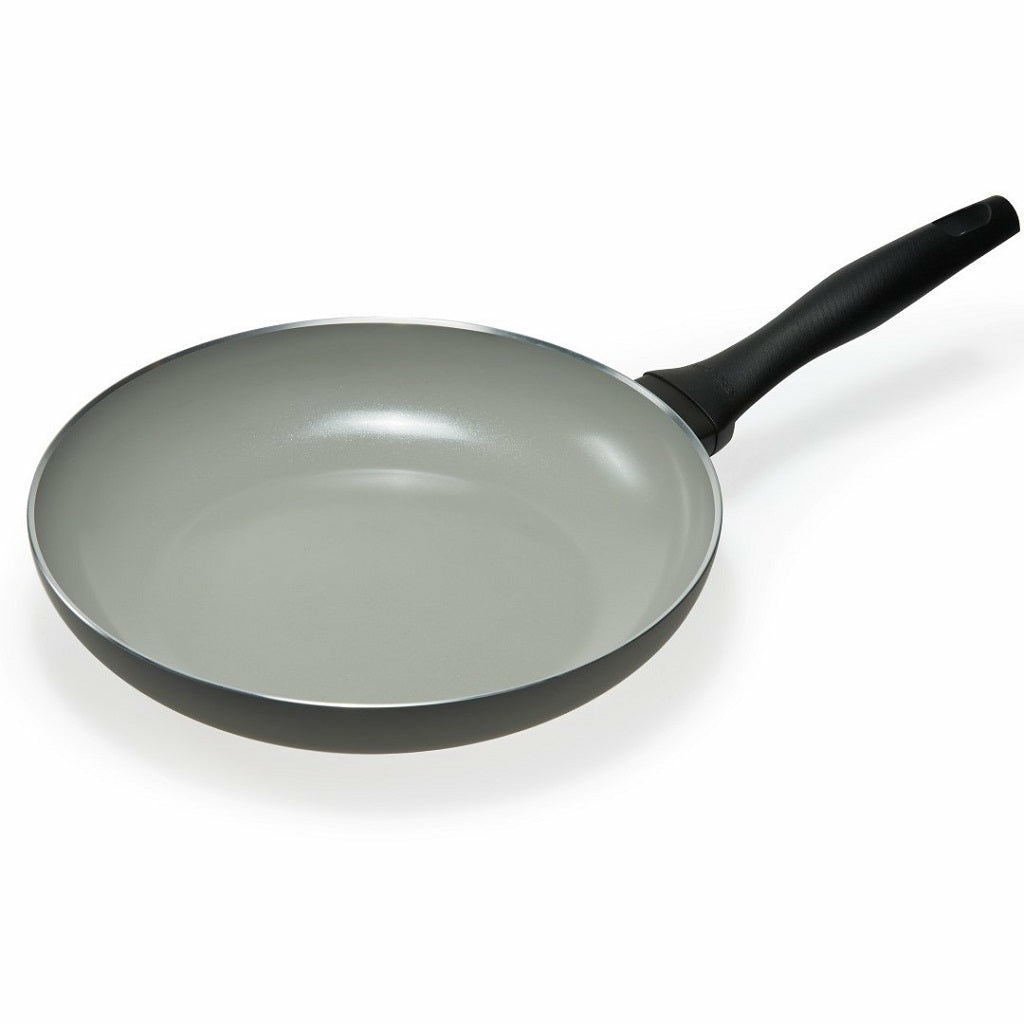 Moneta Melodia Padella Finegres 24 cm - Corpo in Alluminio Riciclato, Rivestimento Antiaderente Naturale, Privo di PTFE e Metalli Pesanti