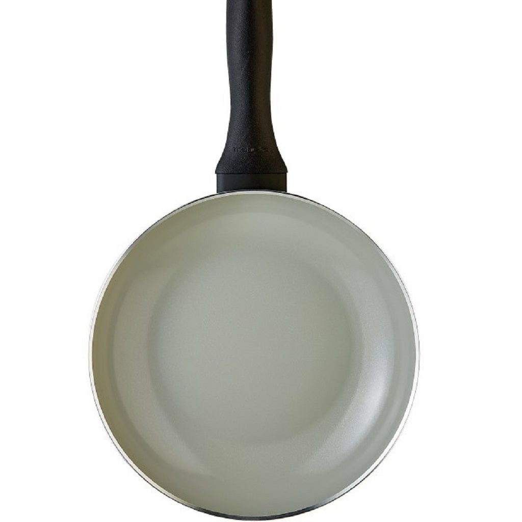 Moneta Melodia Padella Finegres 24 cm - Corpo in Alluminio Riciclato, Rivestimento Antiaderente Naturale, Privo di PTFE e Metalli Pesanti