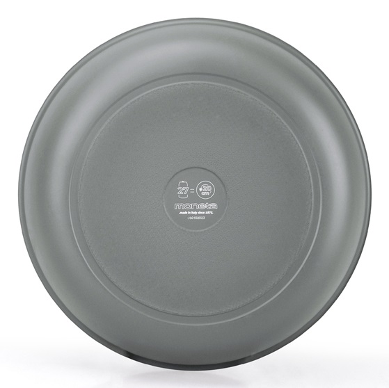 Moneta Melodia Finegres Minispace Padella 24 cm - Alluminio Riciclato, Rivestimento Antiaderente Naturale, Made in Italy