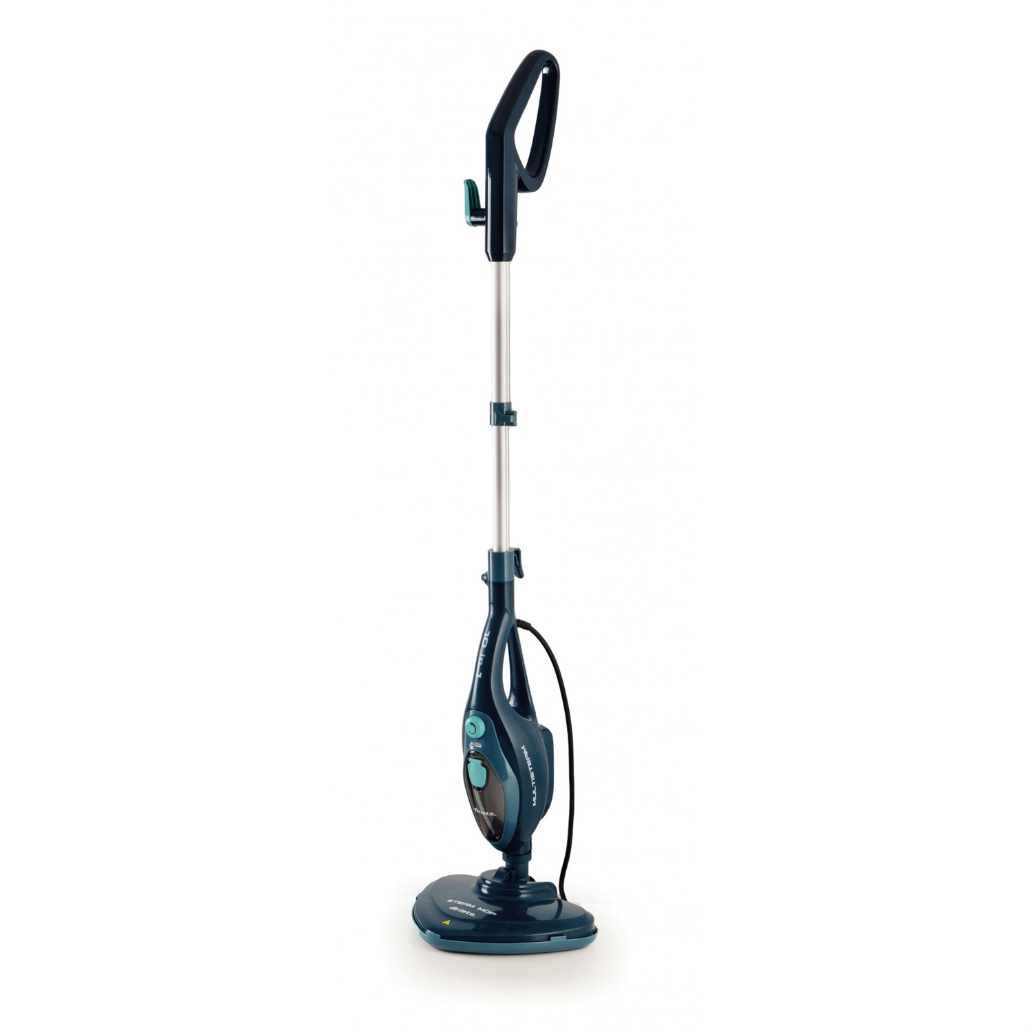 Ariete 4164 Steam Mop 10 in 1 - Scopa lavapavimenti a vapore, Uccide 99,9% di germi, Autonomia illimitata, 1500 Watt, Blu