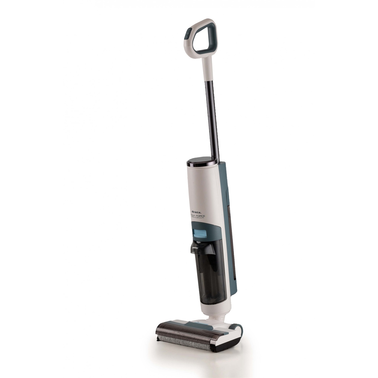 Ariete 2483 Aqua Force Wash & Vacuum - Aspirapolvere e Lavapavimenti Cordless 2 in 1, Aspira e Lava, Capacità 700ml, Accessori Inclusi, Ideale per Peli di Animali e Sporco Liquido e Secco
