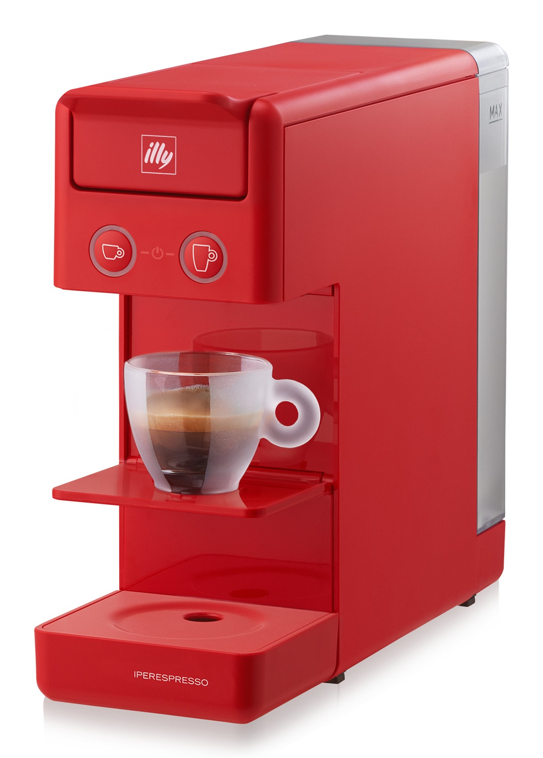 Illy Y3.3 - Macchina per caffè a capsule, 0,75 L, 850 W, 19 bar, Rosso, con 14 capsule incluse