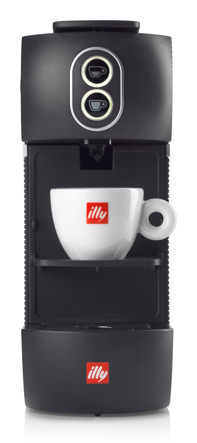 Illy Macchina da Caffè Automatica a Cialde E.S.E. 44mm, Capacità 1 L, Colore Nero