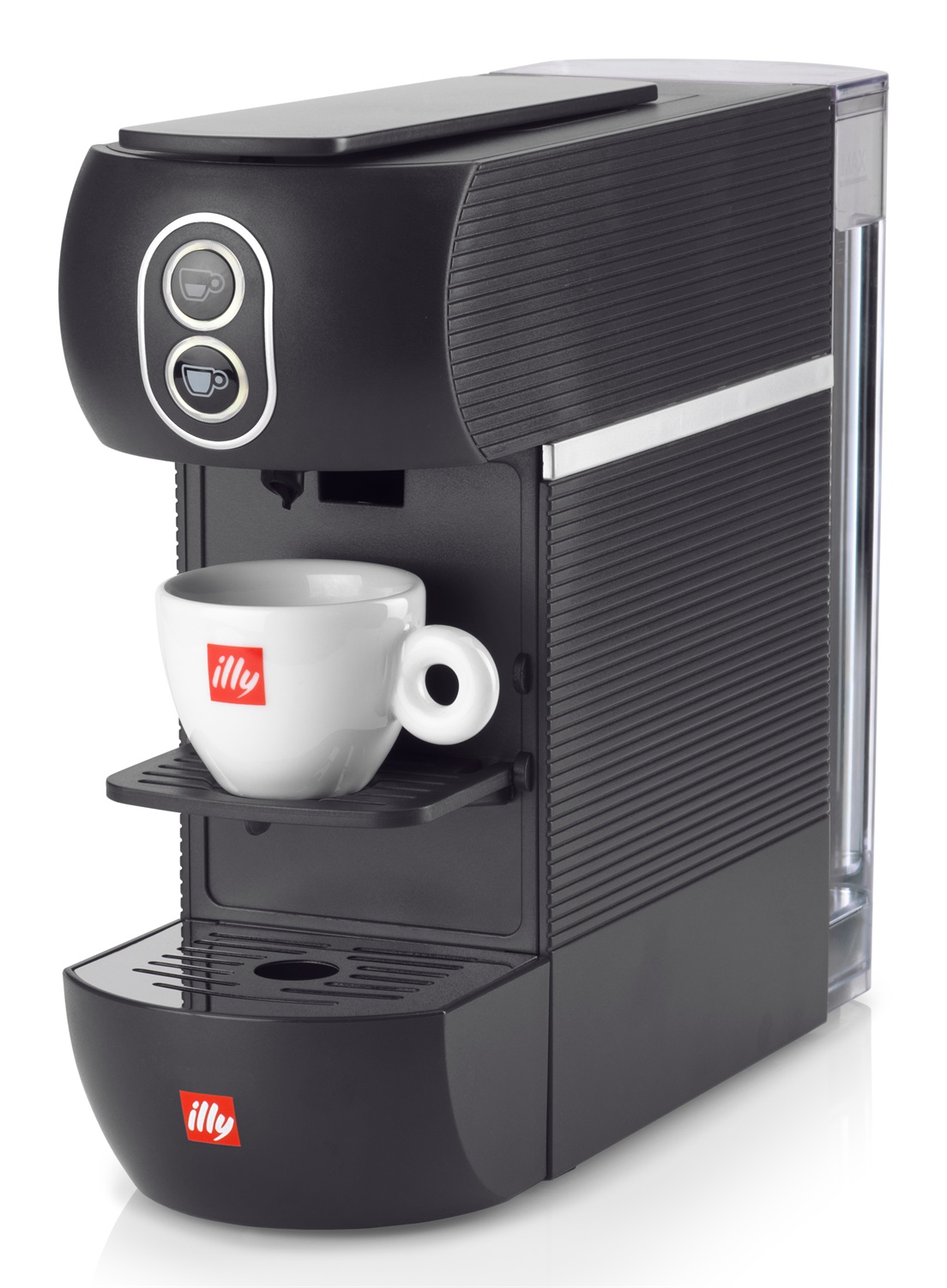Illy Macchina da Caffè Automatica a Cialde E.S.E. 44mm, Capacità 1 L, Colore Nero