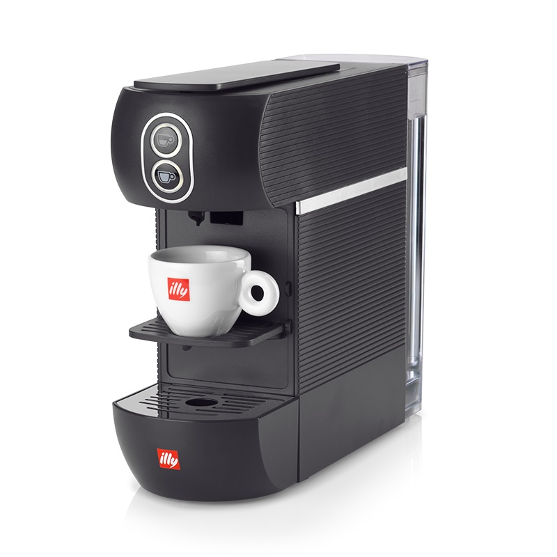 Illy Easy Macchina per Caffè a Cialde E.S.E. Automatica 1 L, 1250 W, 20 bar, Colore Nero