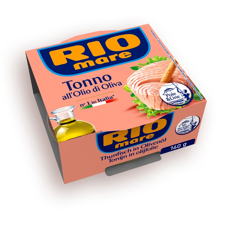Rio Mare Tonno all'Olio di Oliva - Confezione da 2 Pezzi da 160 gr