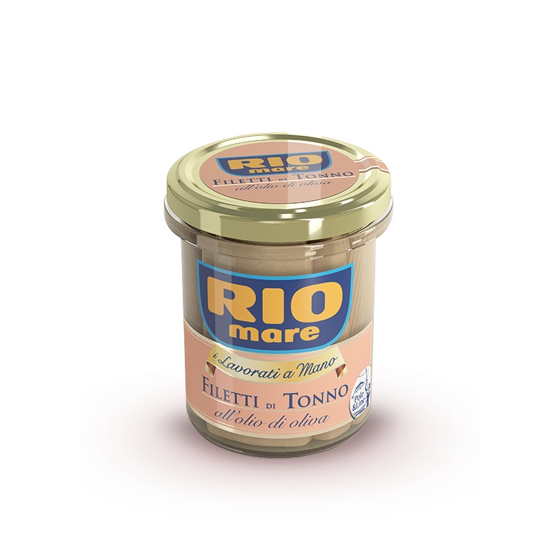 Rio Mare Filetti di Tonno all'Olio di Oliva Lavorati a Mano - 180g