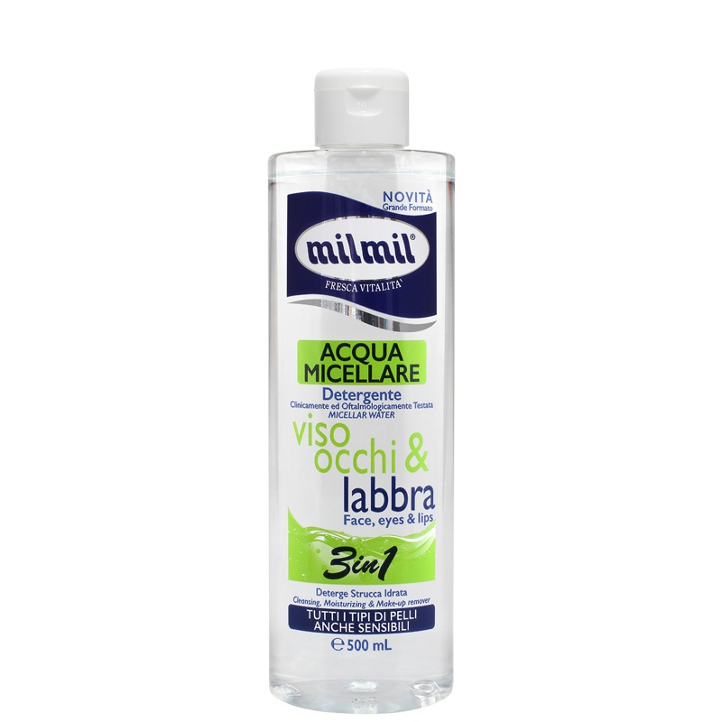 MilMil Acqua Micellare 3in1 Viso e Occhi 500ml
