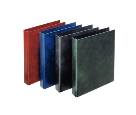 Esselte E53 PRESTIGE Raccoglitore ad Anelli 4 Anelli D 50mm Blu - 22x30 cm, Capacità 500 Fogli