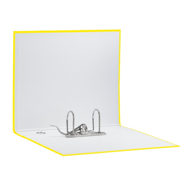Esselte G53 Eurofile Registratore - Giallo Vivida - Dorso 8 cm - Commerciale 23x30 cm - Capacità fino a 500 fogli