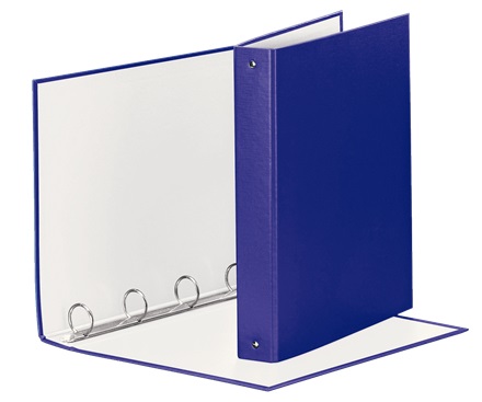 Esselte Raccoglitore Meeting 4 Anelli Tondi 30mm Viola Cartone Rivestito in PP 22x30cm Dorso 4cm