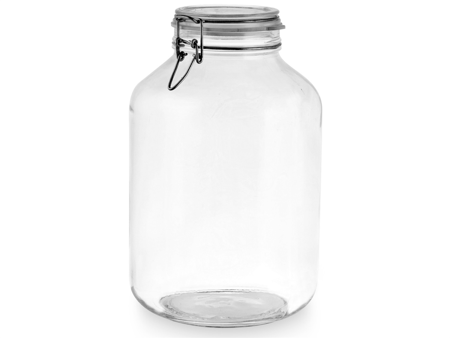 Bormioli Rocco Vaso Ermetico Fido in Vetro 5 lt - Design Cilindrico Vintage per Conservazione e Servizio