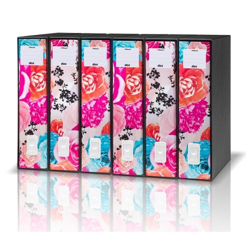 Esselte Dox 1 Registratore a leva Blu 28,5x31,5 cm Dorso 8 cm con Linguella Ergonomica