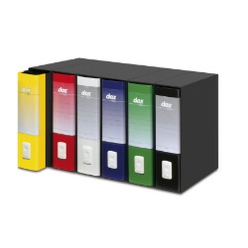 Rexel Dox 2 Raccoglitore a Leva A4 Blu - Capacità 500 Fogli, Design Professionale, Confezione da 6 Pezzi